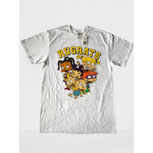 Rugrats Tshirt, Unisex, MULTIPLE SIZES, White, Throwback Nickelodeon